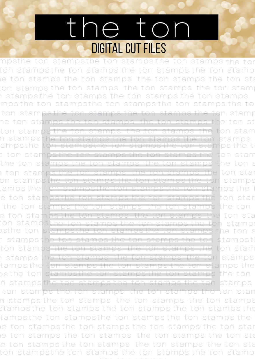 Candy Cane 1 (Straight) Stencil SVG Cut File