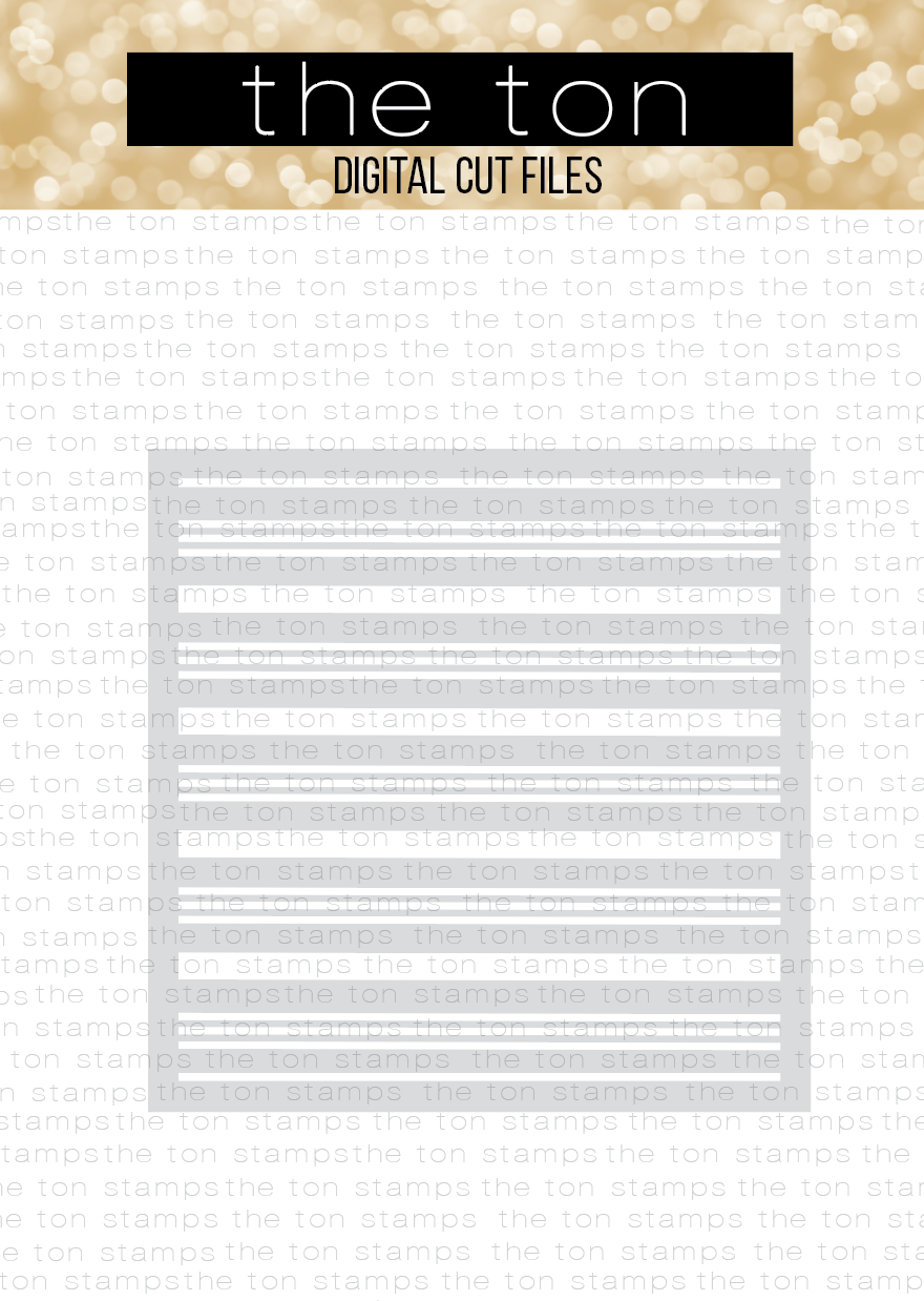 Candy Cane 2 (Straight) Stencil SVG Cut File