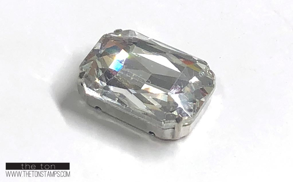 Glass Gems - Clear Rectangle