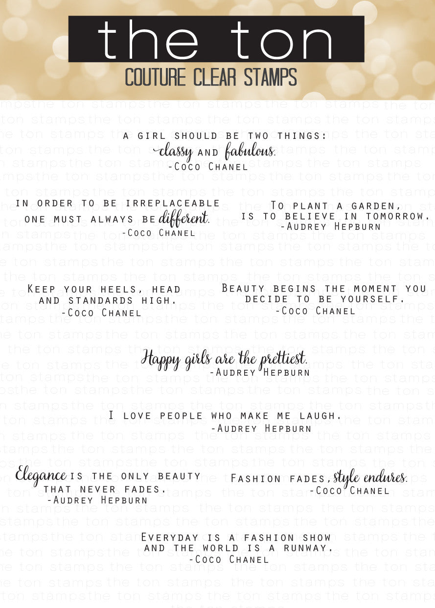 Timeless Icons Sentiment Set