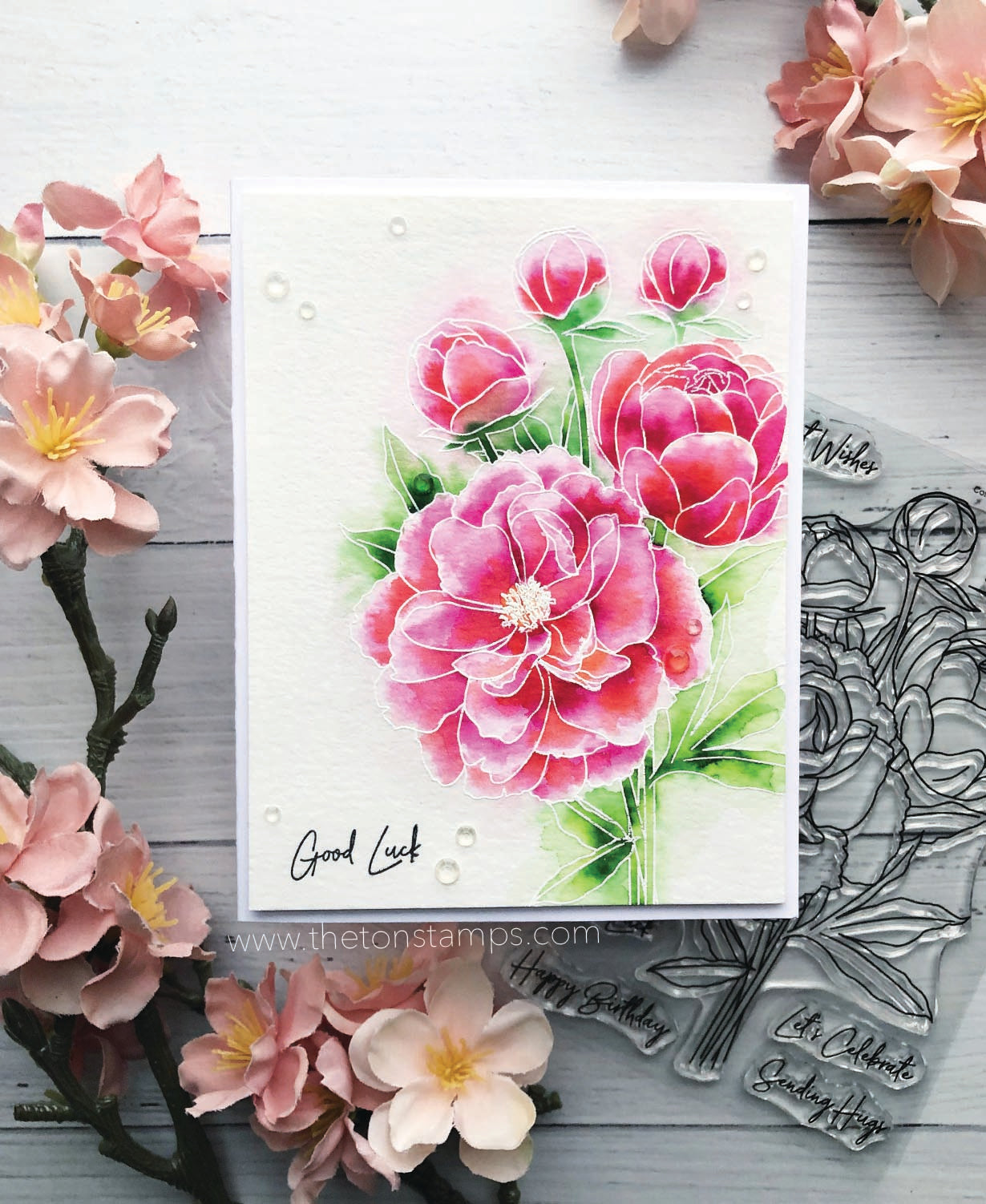 Coming Up Peonies