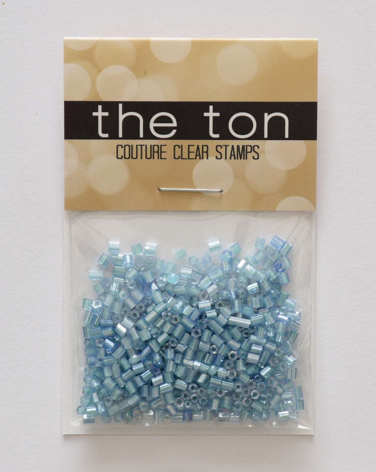 Cool Blue Bugle Beads