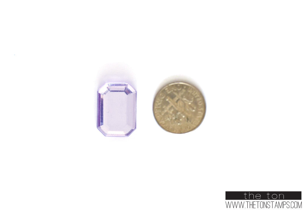 Lavender Cushion Cut Gems