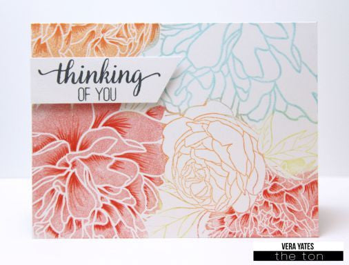 Peony Garden Cling Background