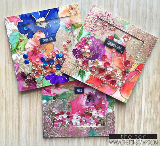 Peony Garden Cling Background