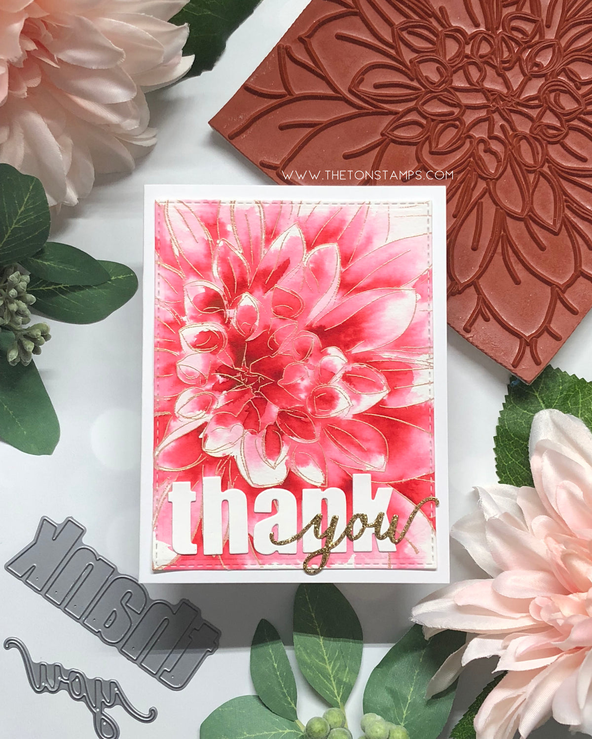 Dahlia Close Up Cling Background