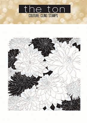 Dahlia Garden Cling Background