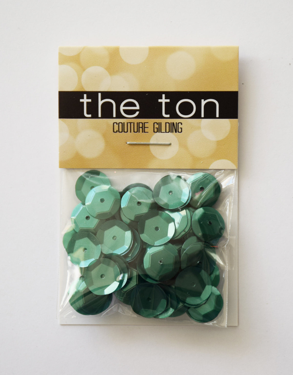 Deep Sage Sequins - 10, 8, 6, 5, 4mm, Mixed