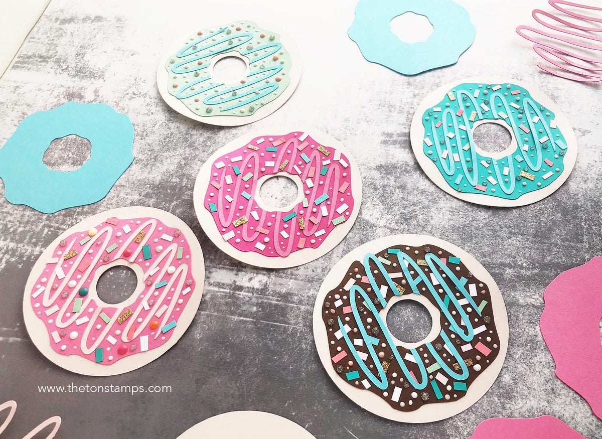 Buildable Donut SVG Cut File