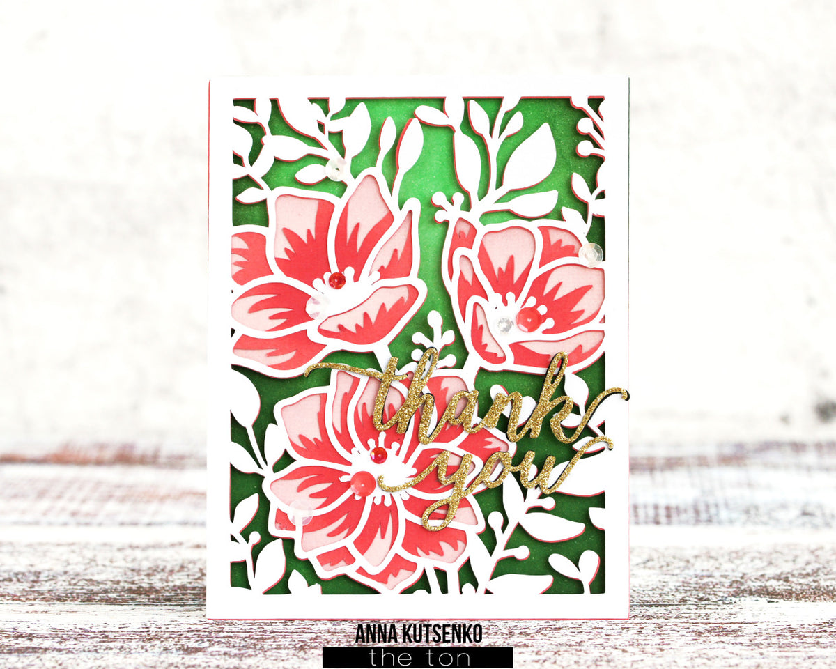 Amazing Anemone Layering Coverplate SVG Cut File