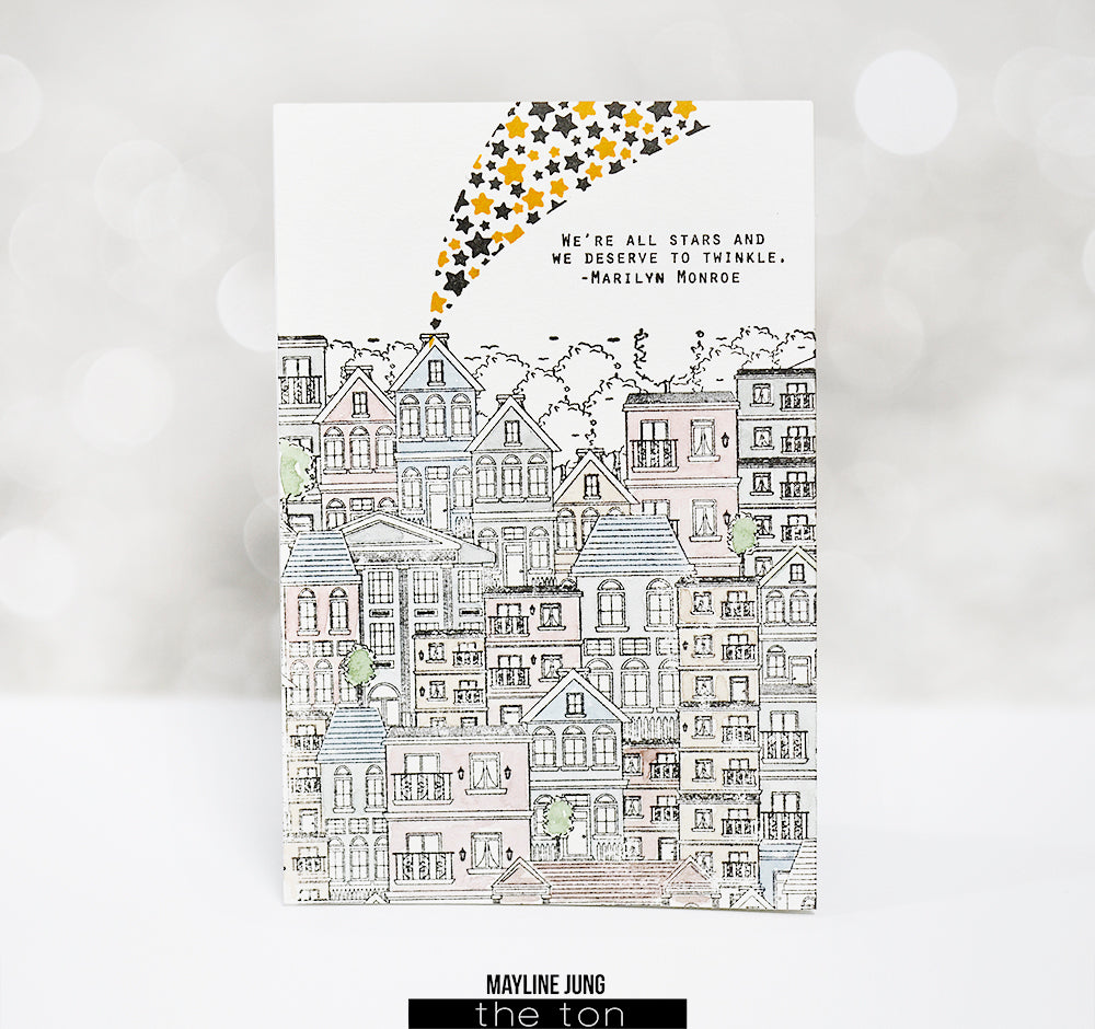 City Buildings Background