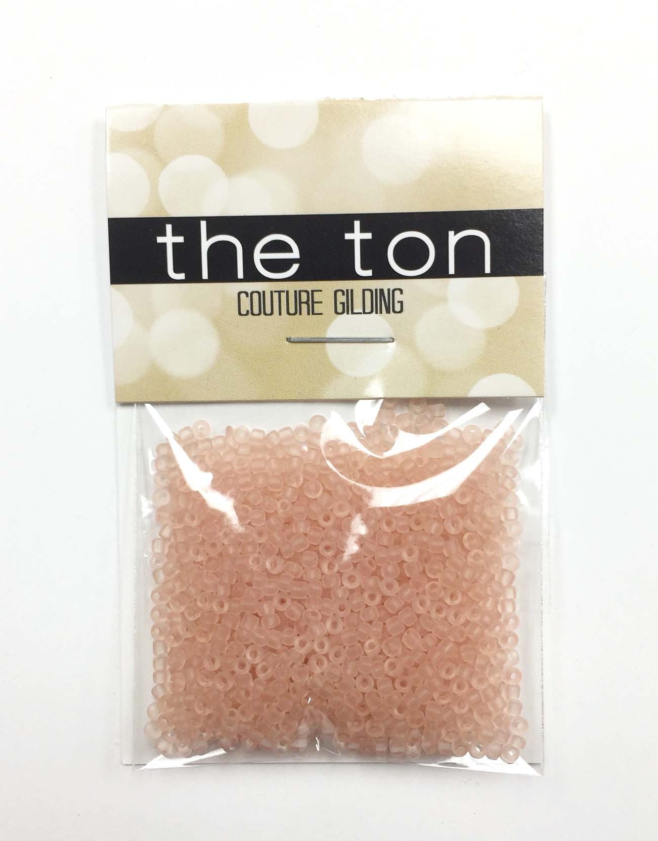 Dusty Peach Matte Seed Beads