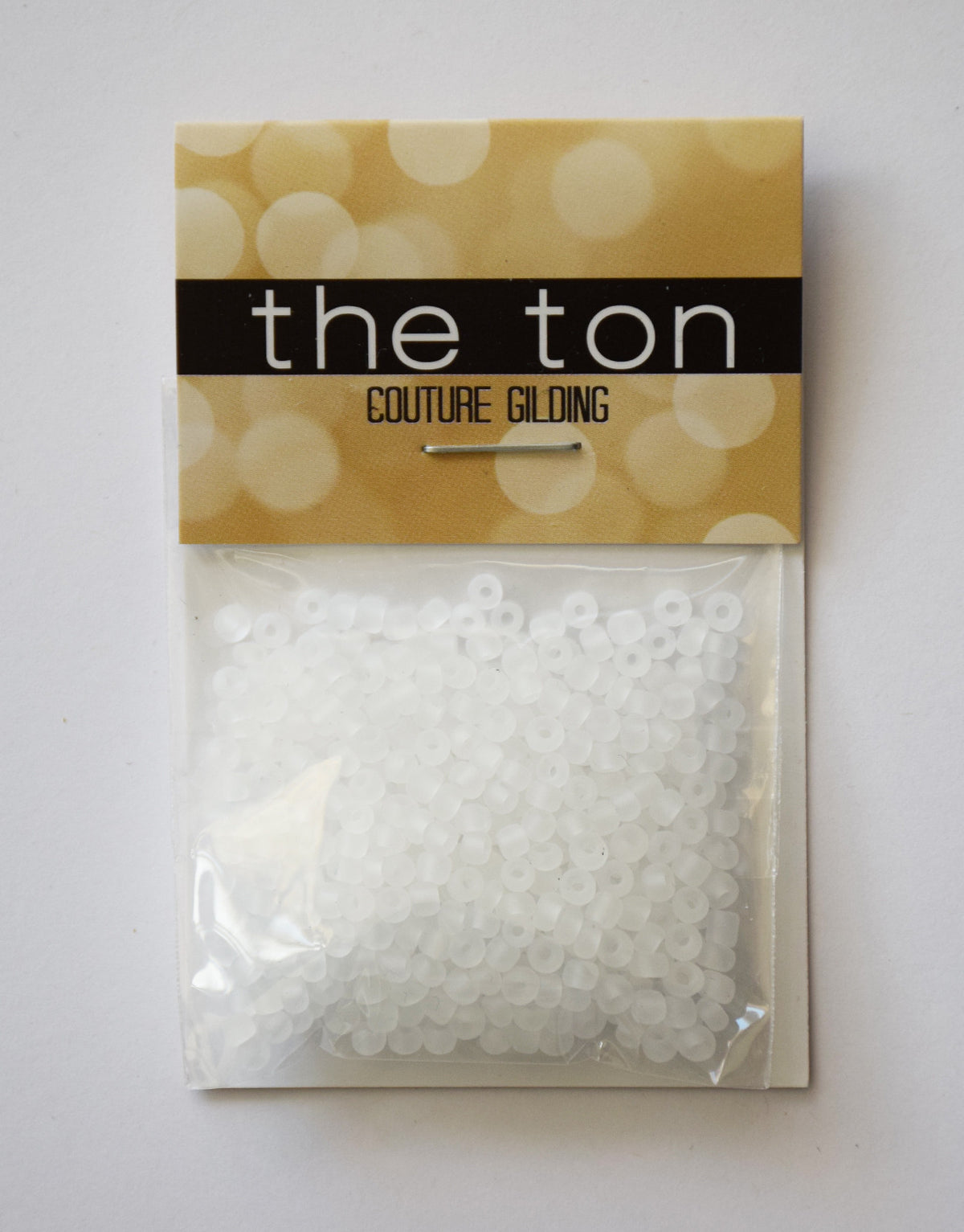 First Frost Large Matte Seed Beads