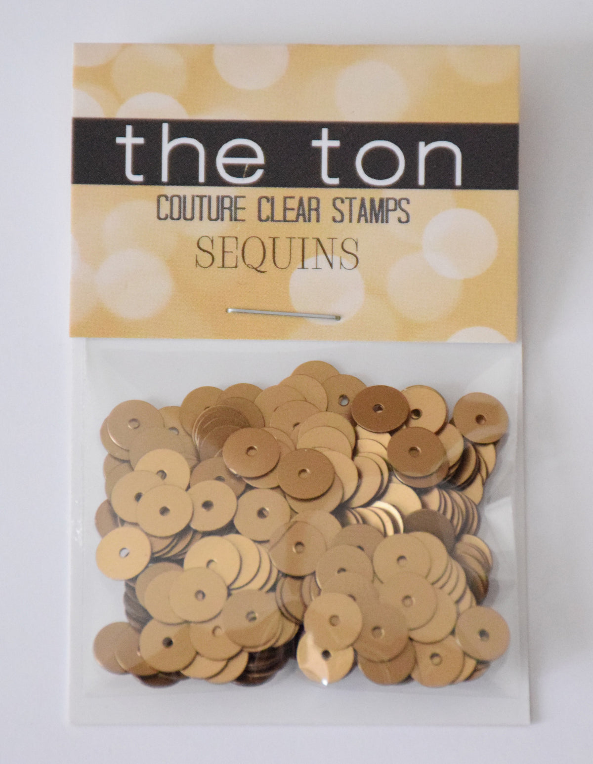 Matte Gold Flat Sequins - 6mm