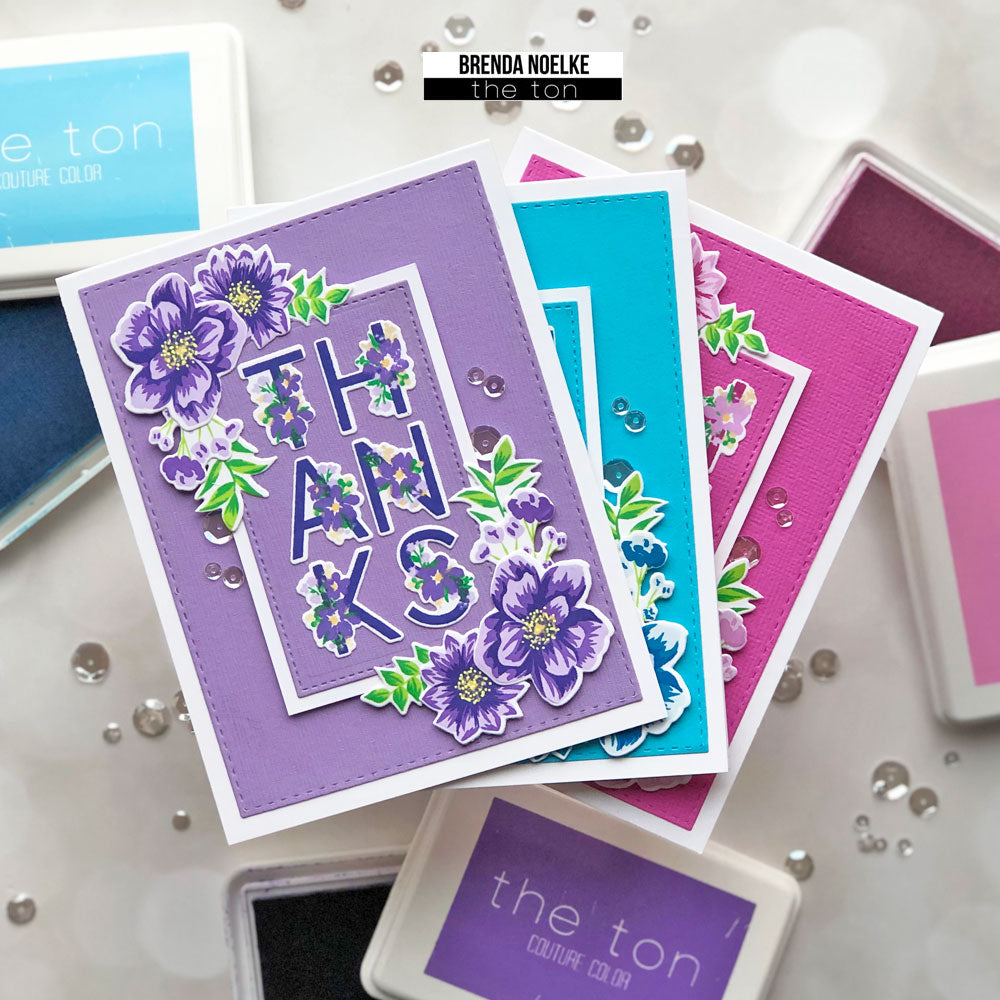 Spring Layered Alpha Stamps