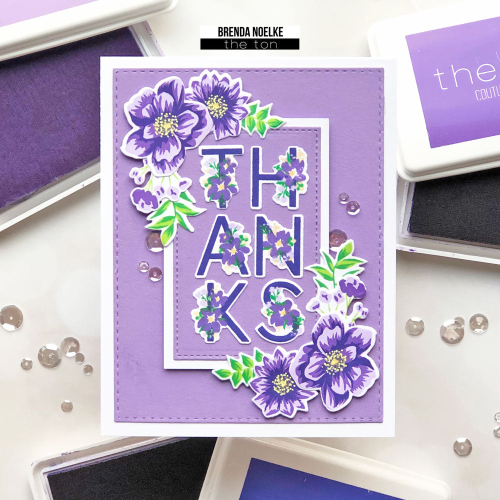 Spring Layered Alpha Stamps