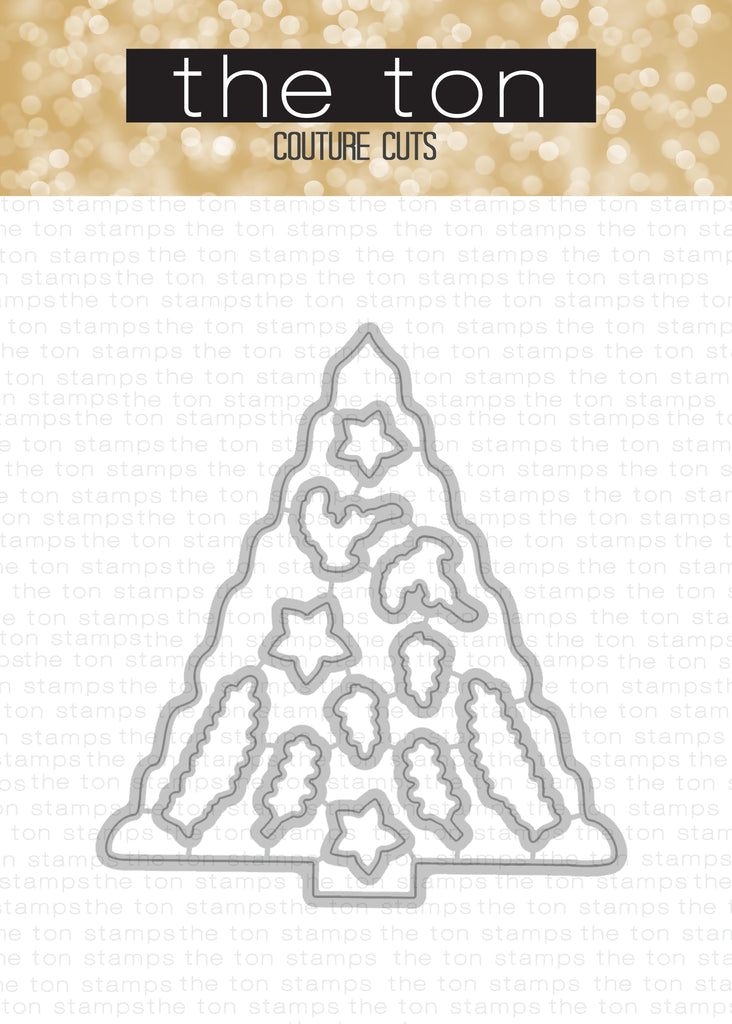 Folk Art Christmas Tree Coordinating Dies