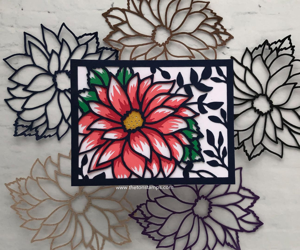 Fresh Layered Dahlia Bundle SVG Cut File