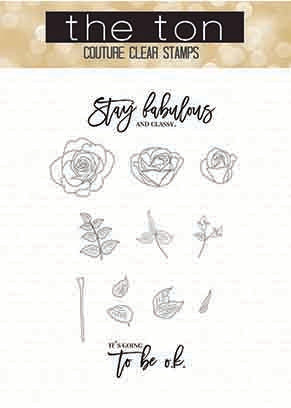 Fresh Cut Garden Roses (Coord. Outlines)