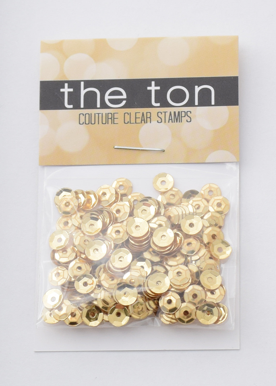 Medallion Gold Sequins - 10mm, 8mm, 6mm, 5mm, 4mm, MIXED