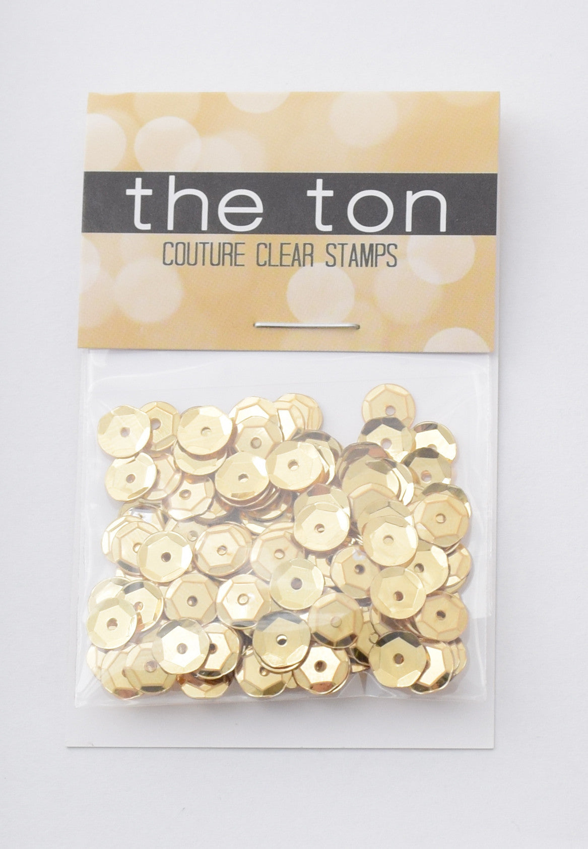Medallion Gold Sequins - 10mm, 8mm, 6mm, 5mm, 4mm, MIXED