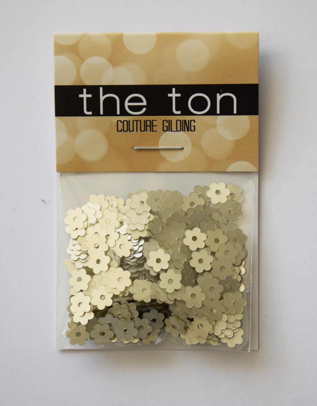 Gold Matte Posie Flora Sequins