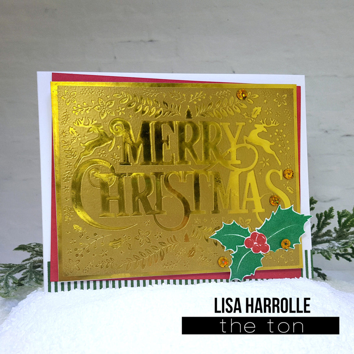 Vintage Christmas Block