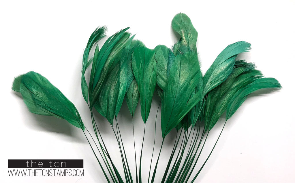 Feathers - Green Fine