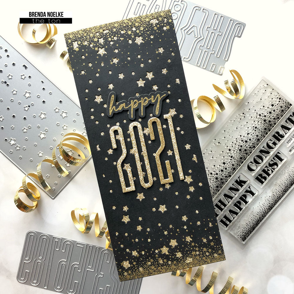 Tall and Skinny Numbers Coverplate Dies