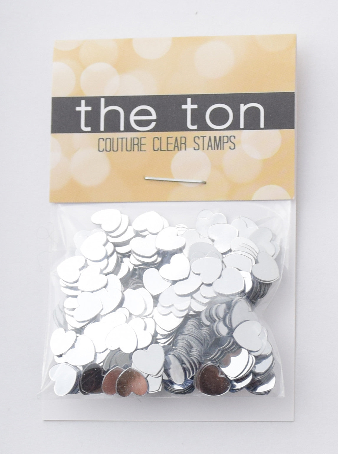 Heart Confetti - Silver