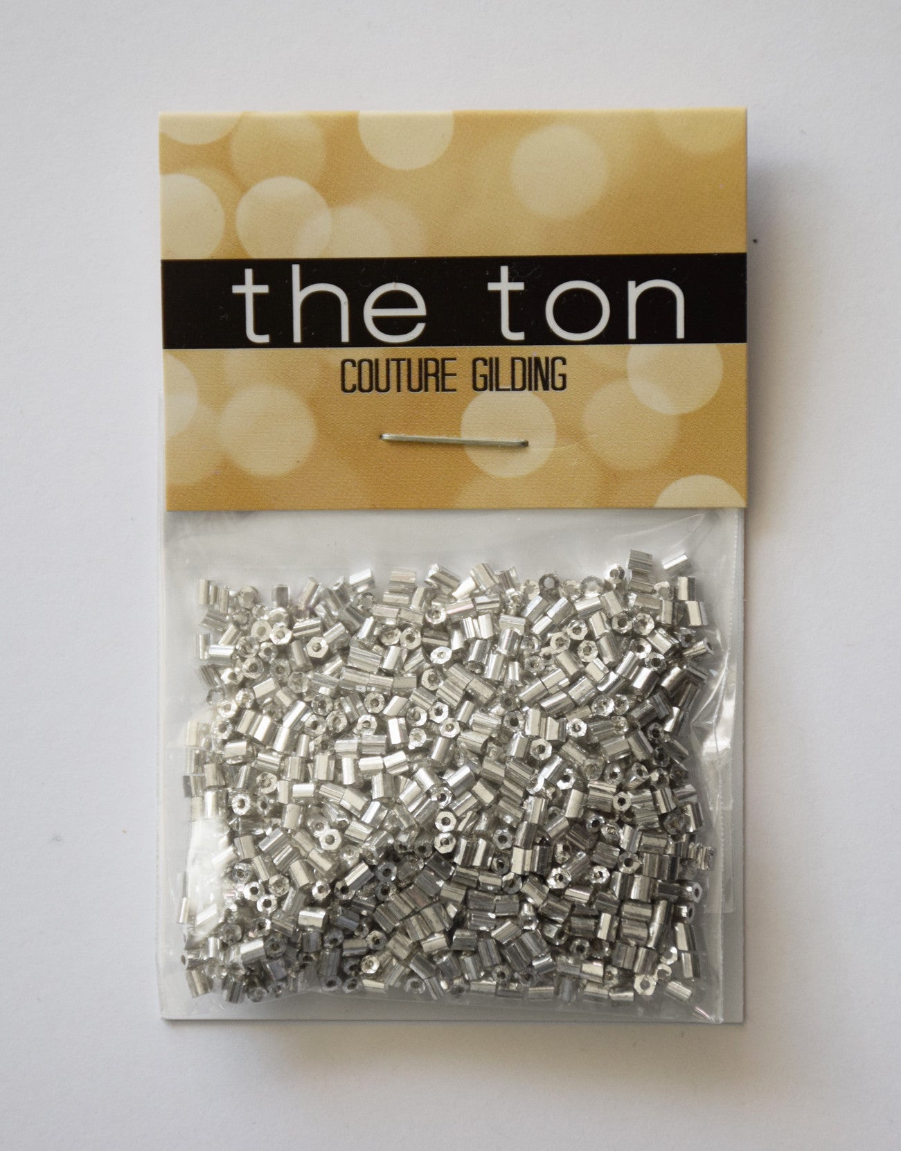 Hot Silver Bugle Beads