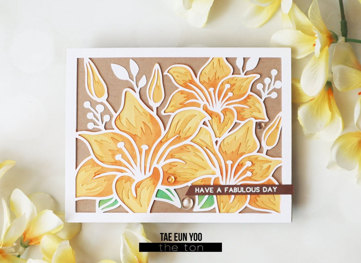 Lily Trio Layering Coverplates SVG Cut File