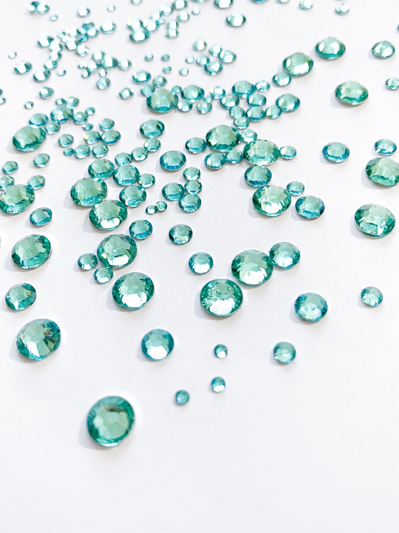 Rhinestones Mixed - Light Aqua Gem