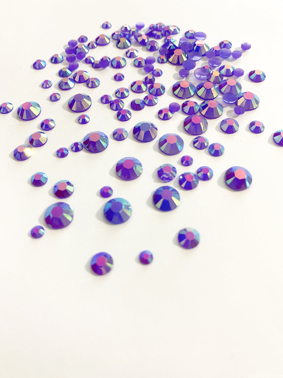 Rhinestones Mixed - Dark Purple Opaque