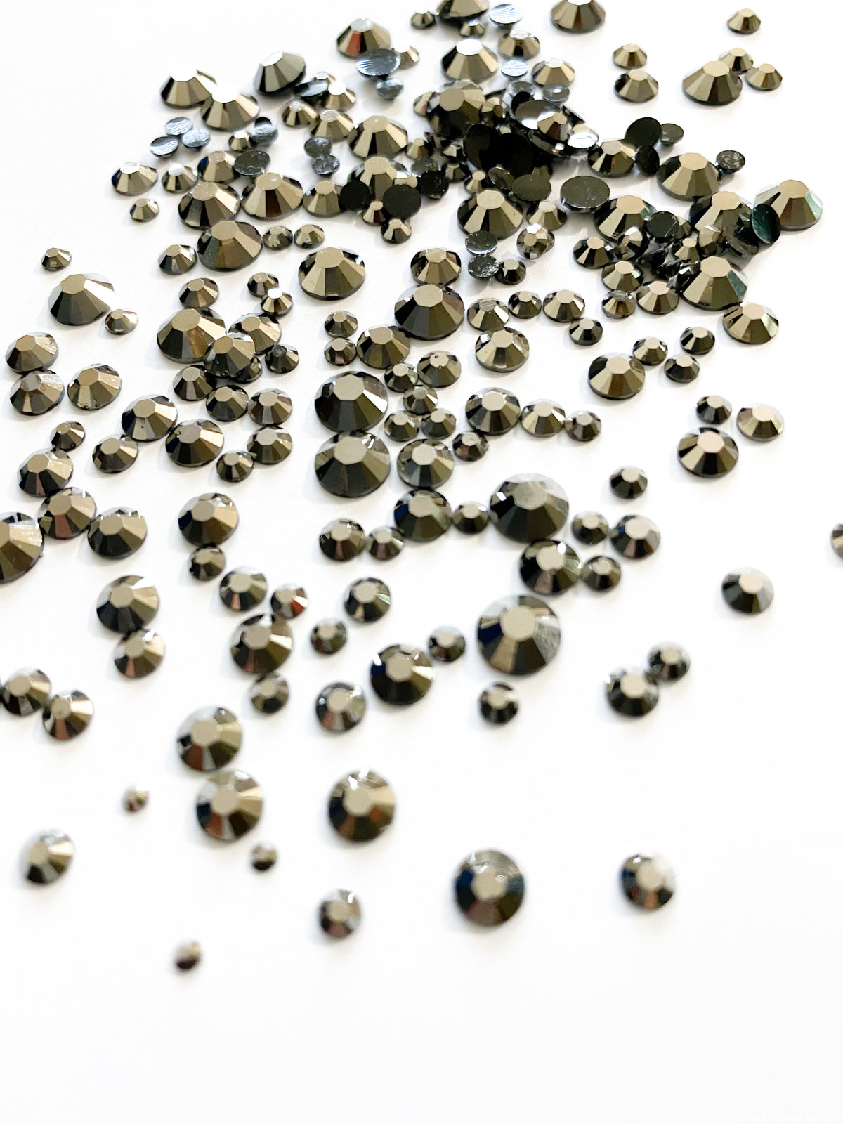 Rhinestones Mixed - Dark Steel Opaque