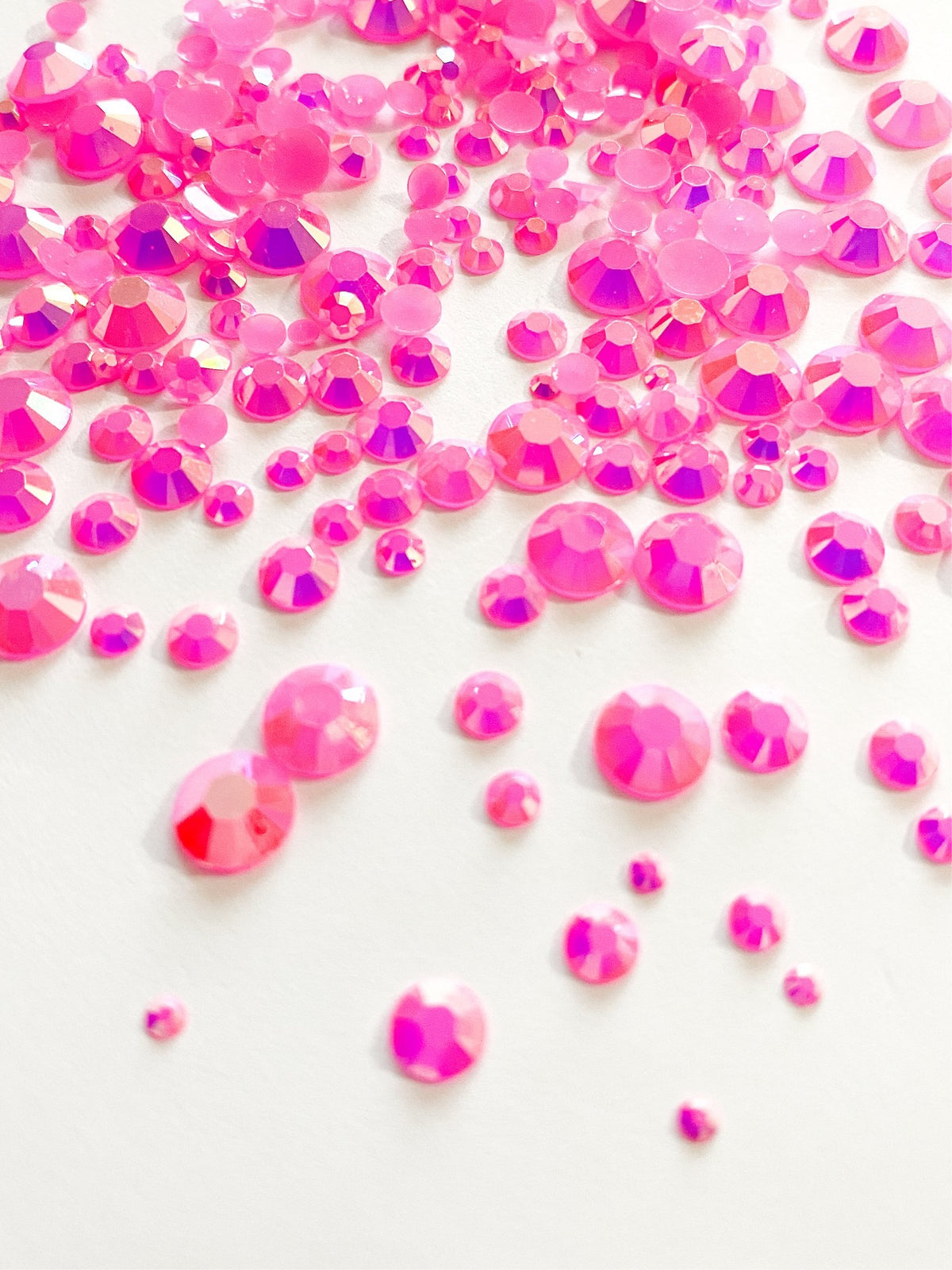 Rhinestones Mixed - Pink Opaque