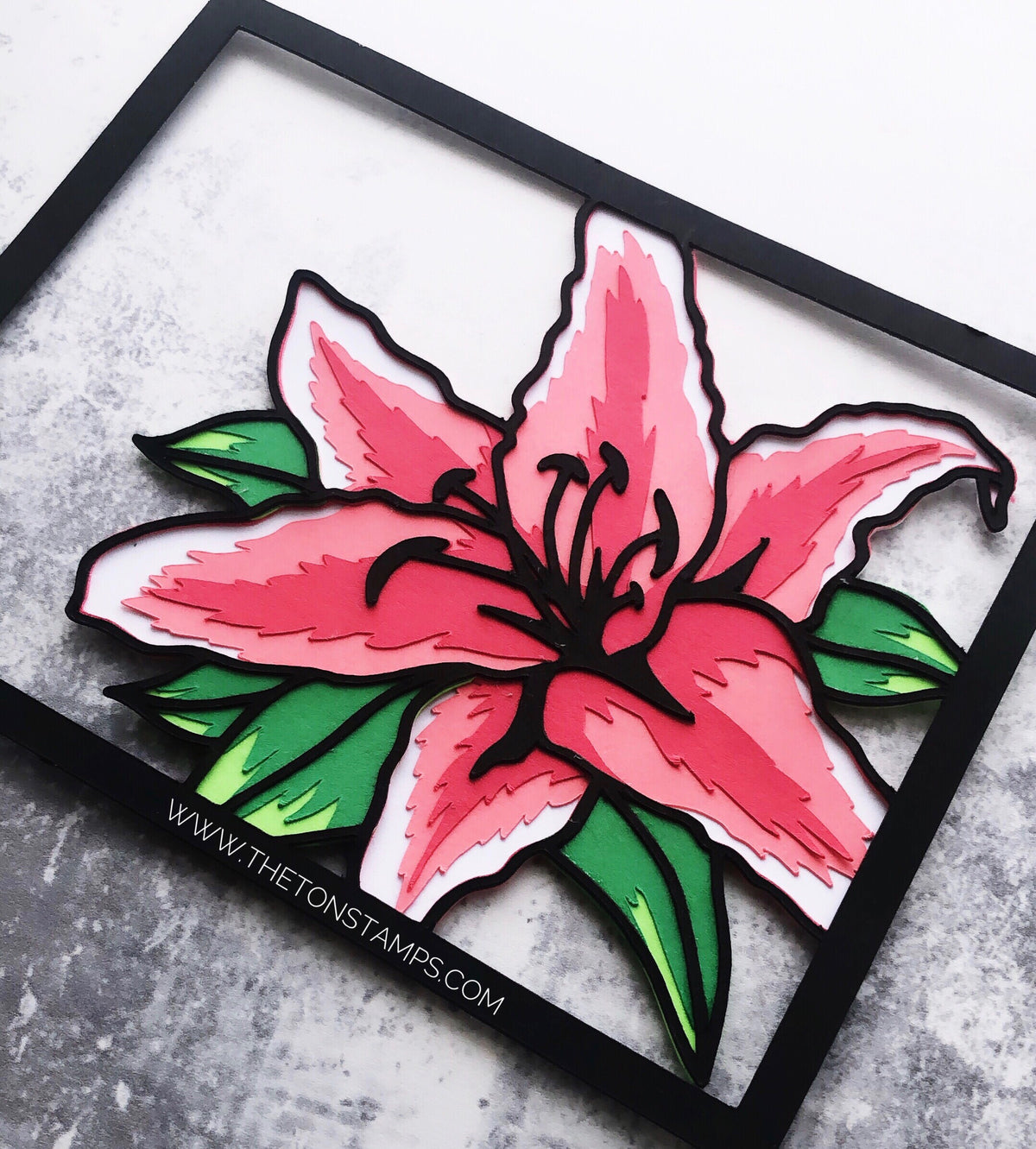 Fresh Layered Lily Bundle SVG Cut File