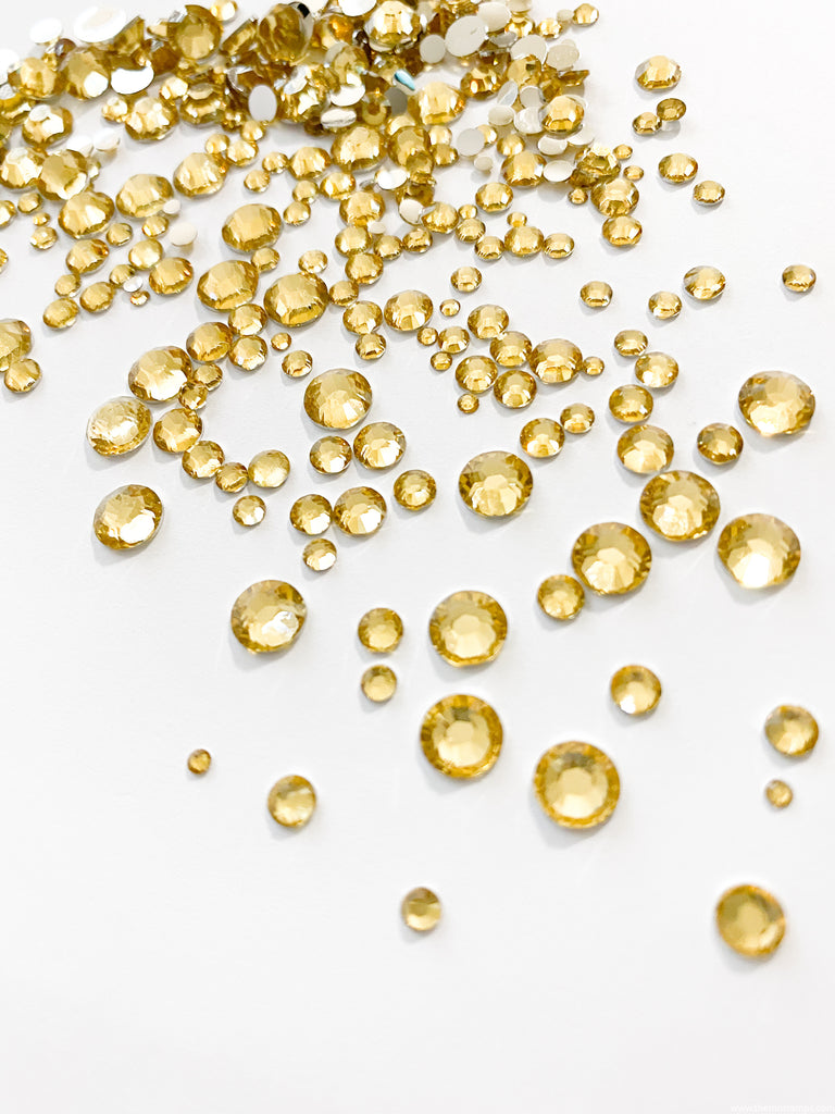 Gold Rhinestone Background