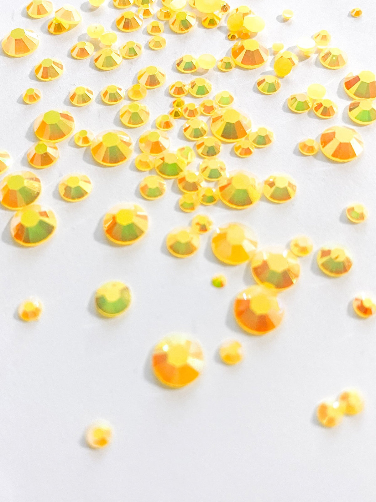 Rhinestones Mixed - Pale Orange Opaque
