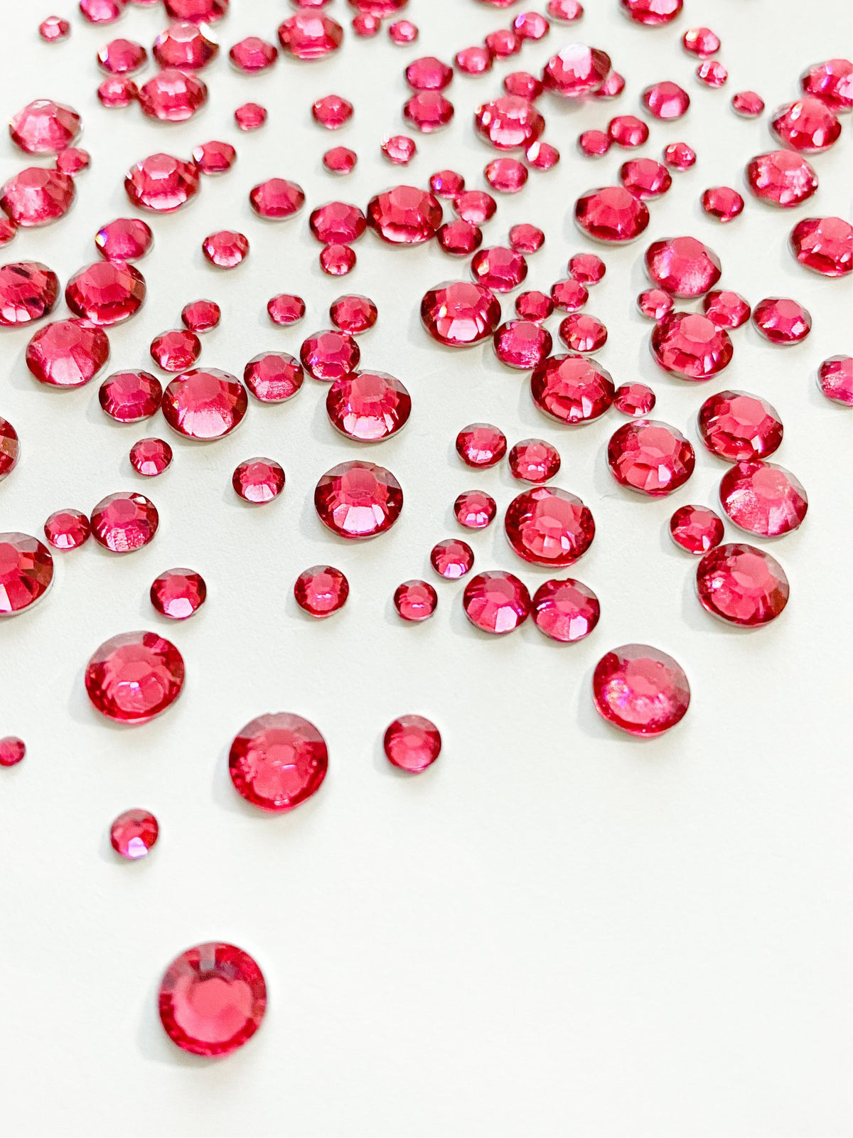 Rhinestones Mixed - Deep Pink Gem