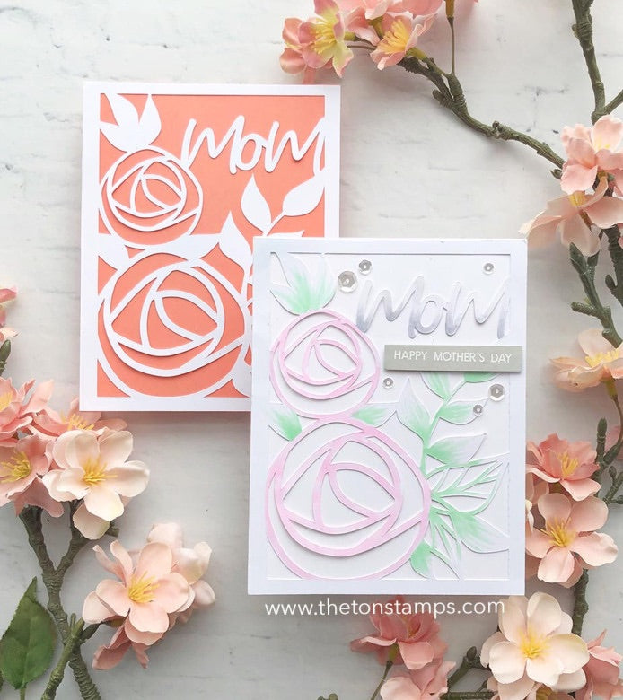 Floral Mom Coverplate SVG Cut File