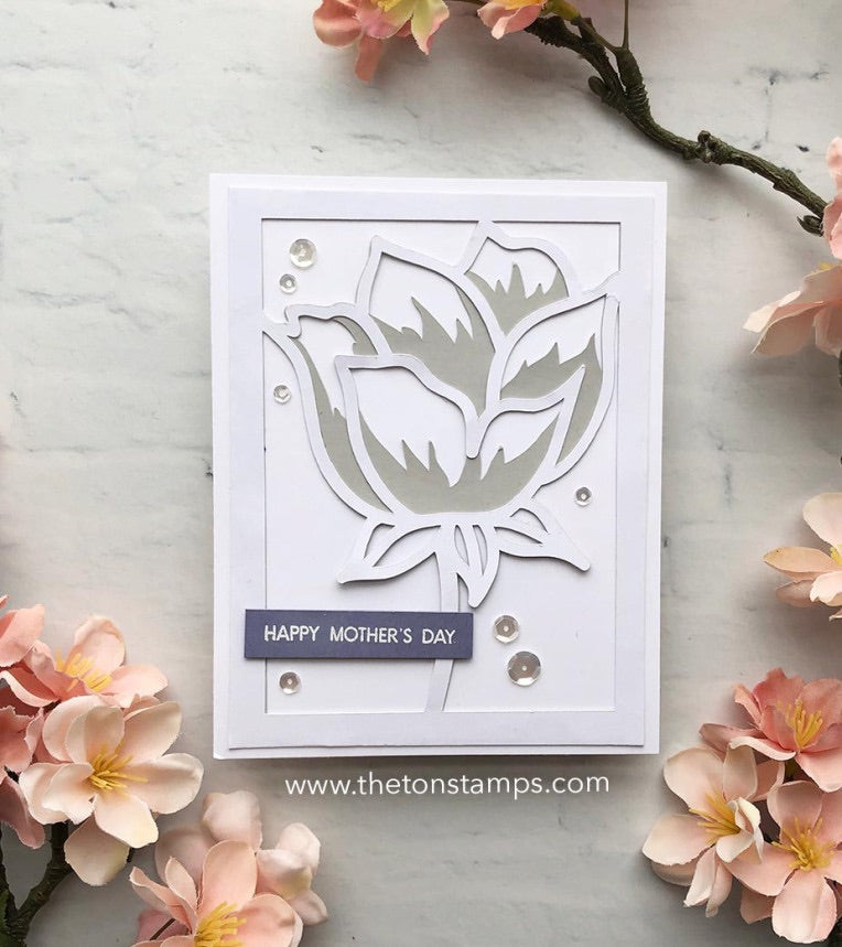 Floral Bud Layering Coverplates SVG Cut File