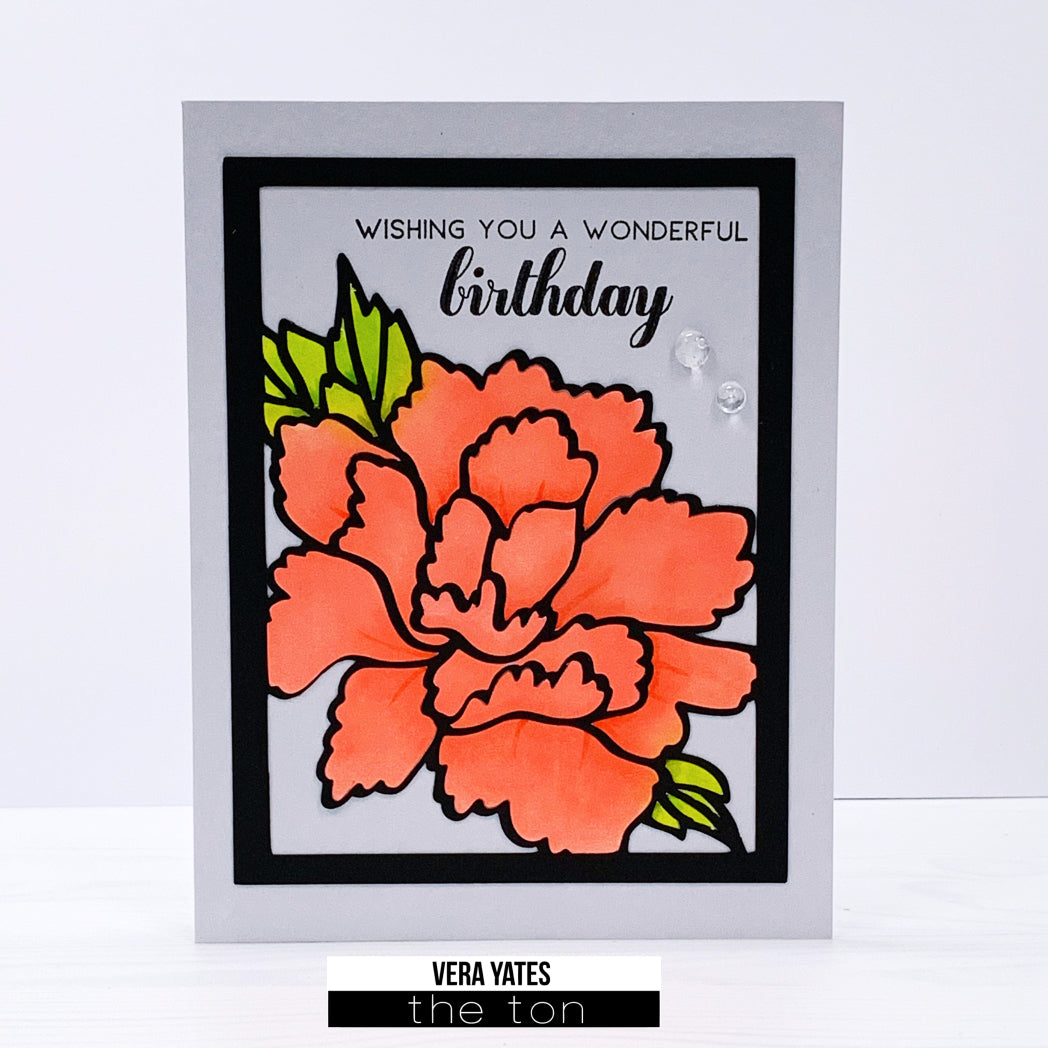 Peony Layering Coverplates SVG Cut File