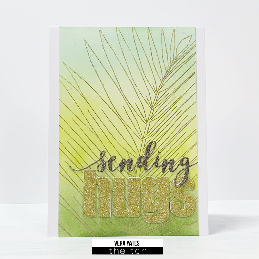 Love and Hugs Word Plate Dies