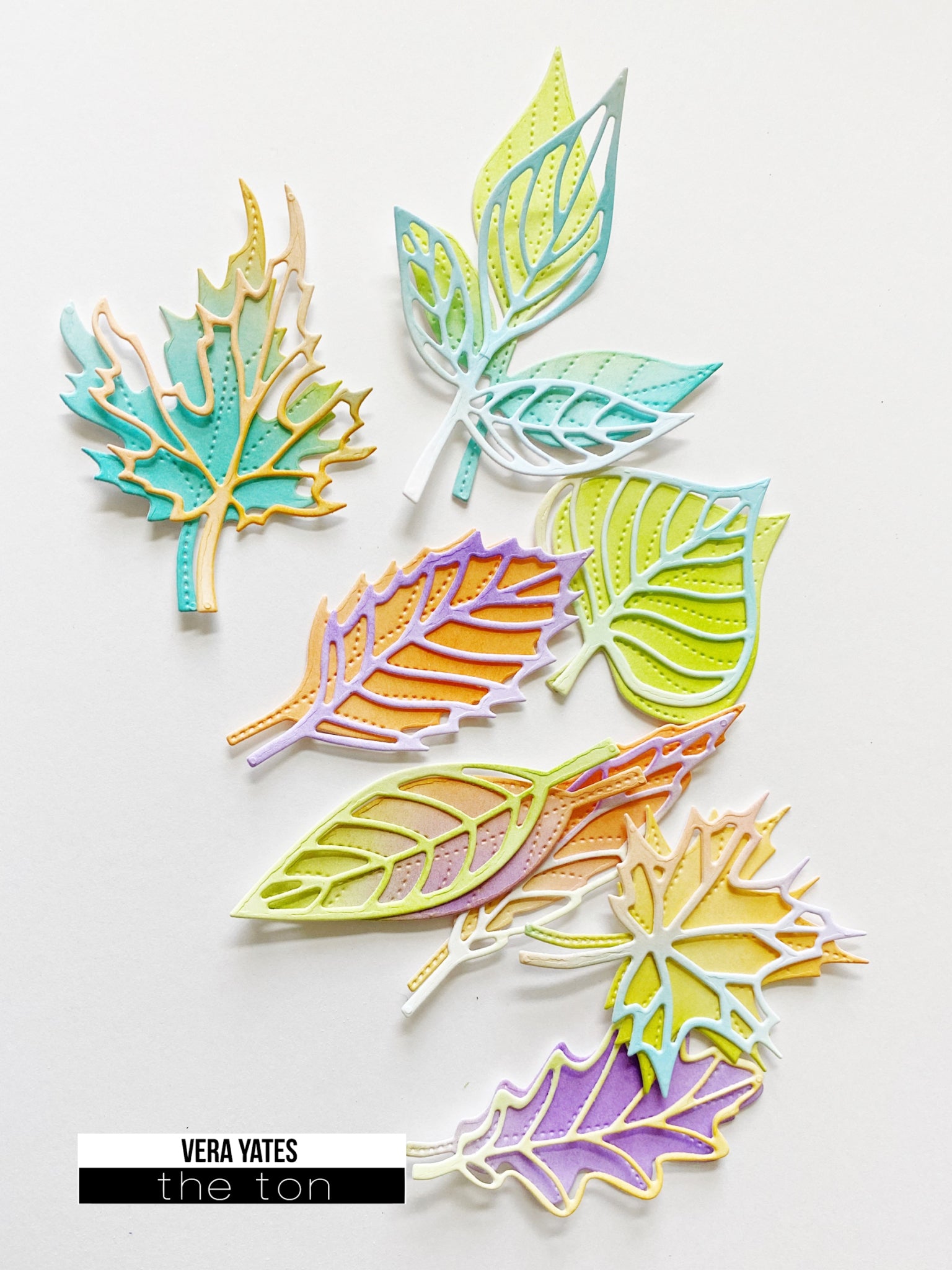 Fall Leaves Layered Cover Dies