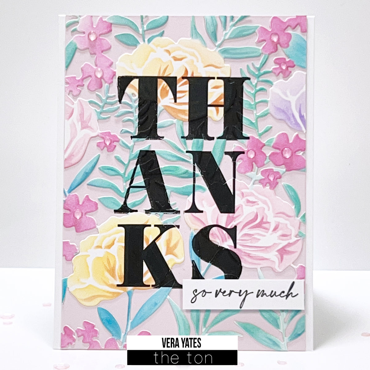 Peony Print Layering Stencils