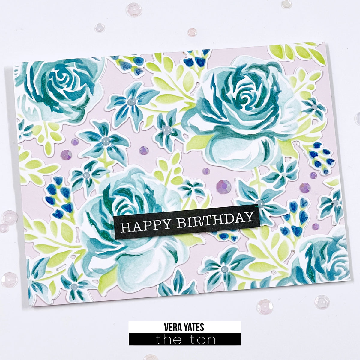 Peaceful Peonies Layering Stencils