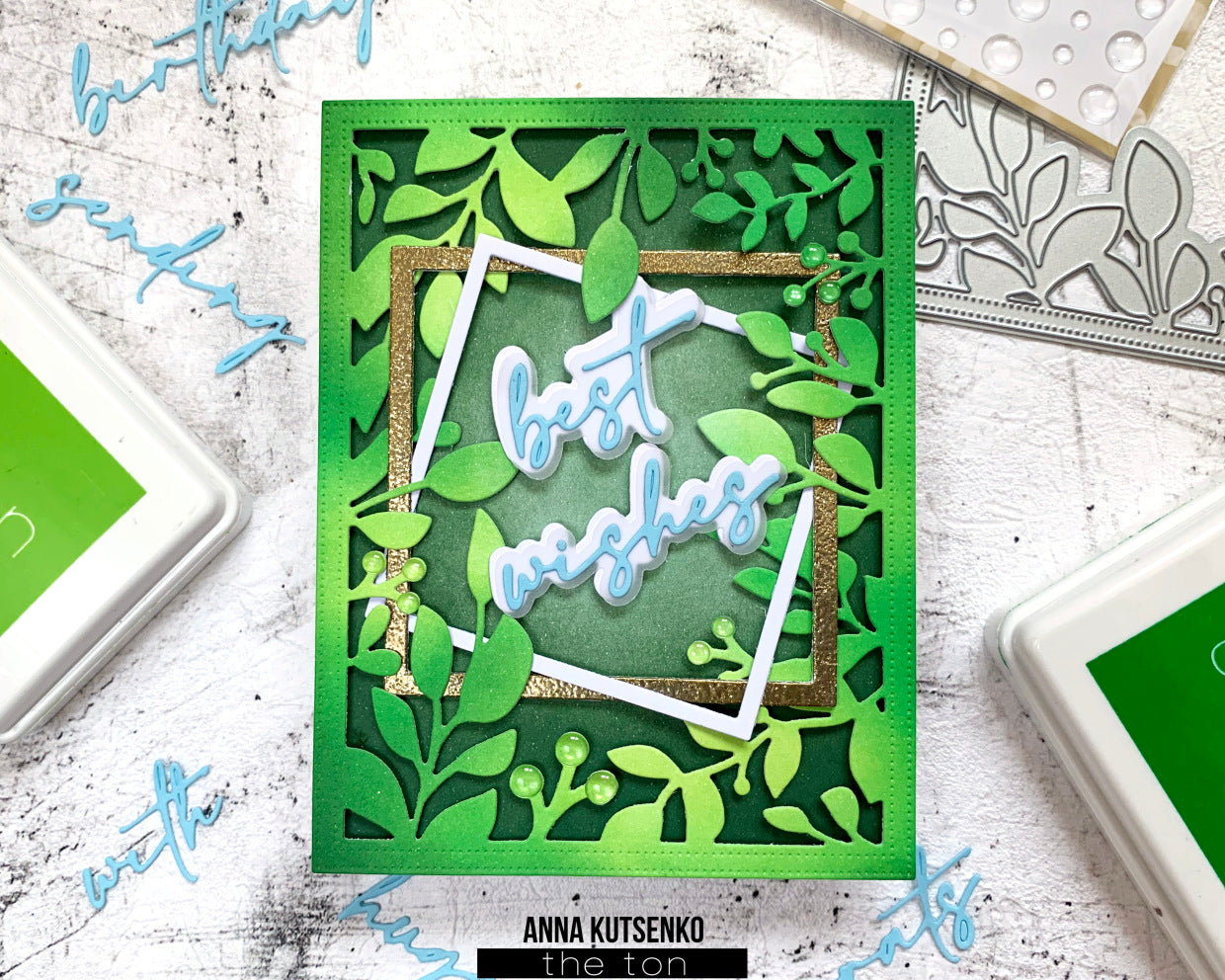Foliage Border Coverplate Die