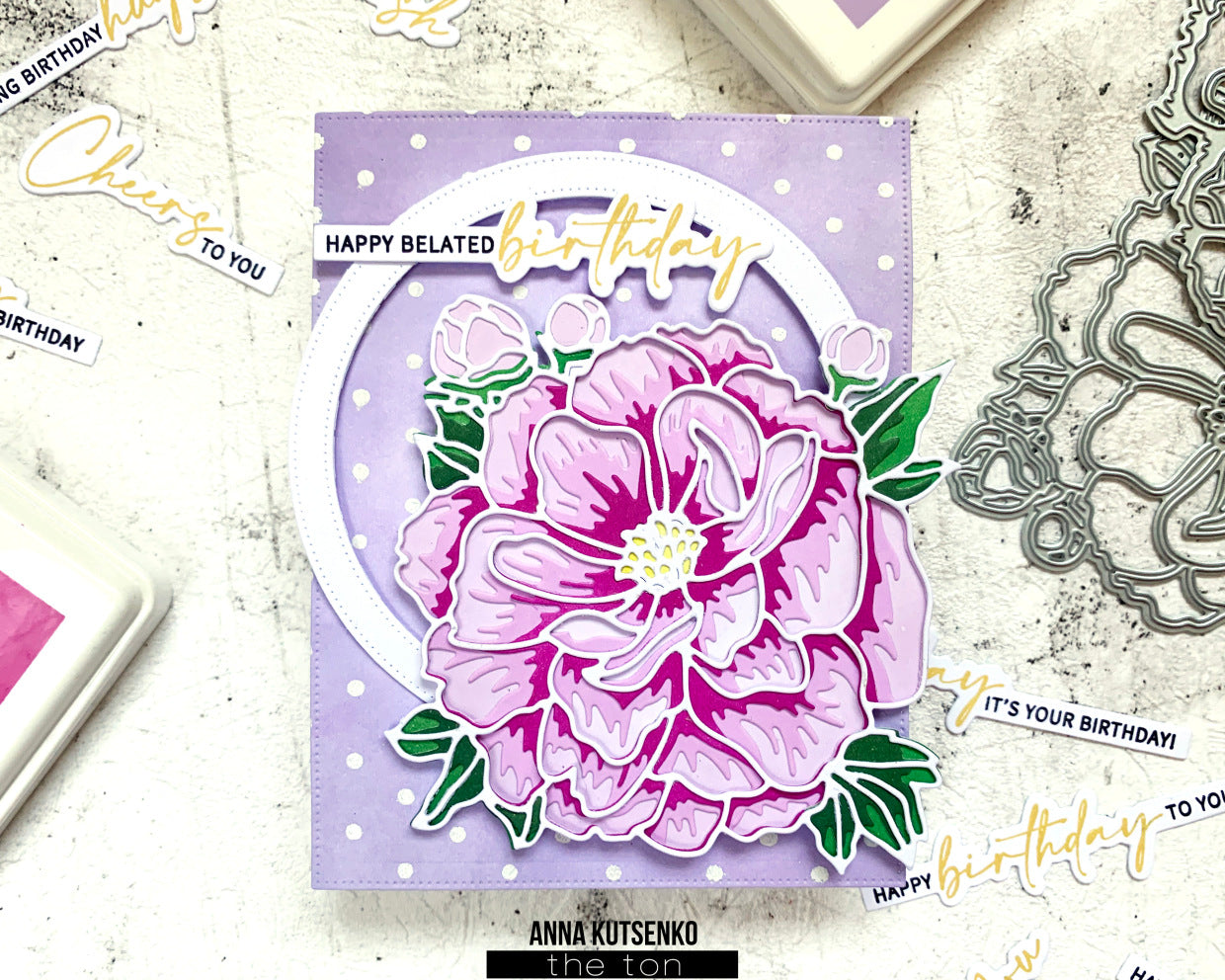 Lovely Peony Layering Dies