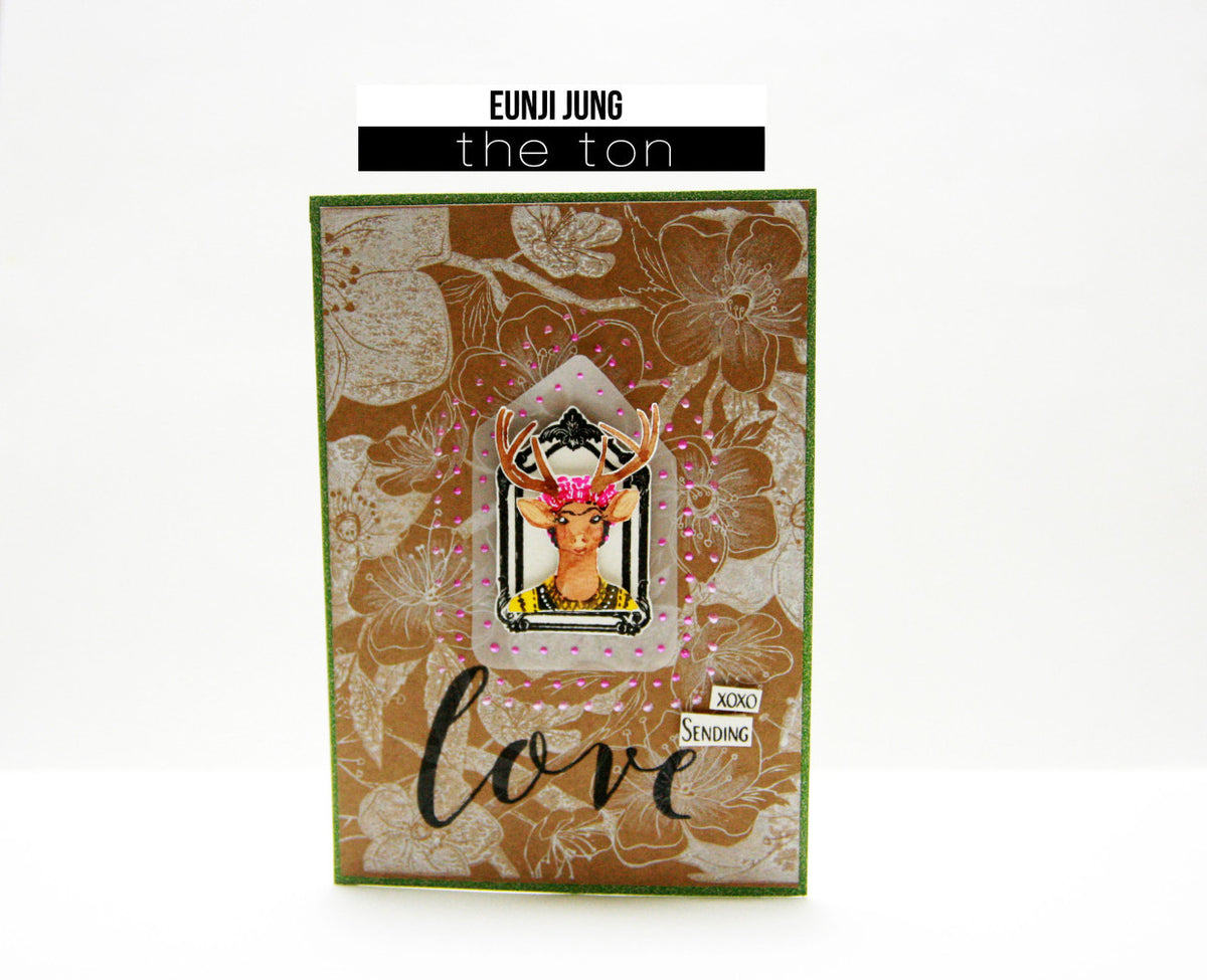 Cherry Blossom Garden Cling Background